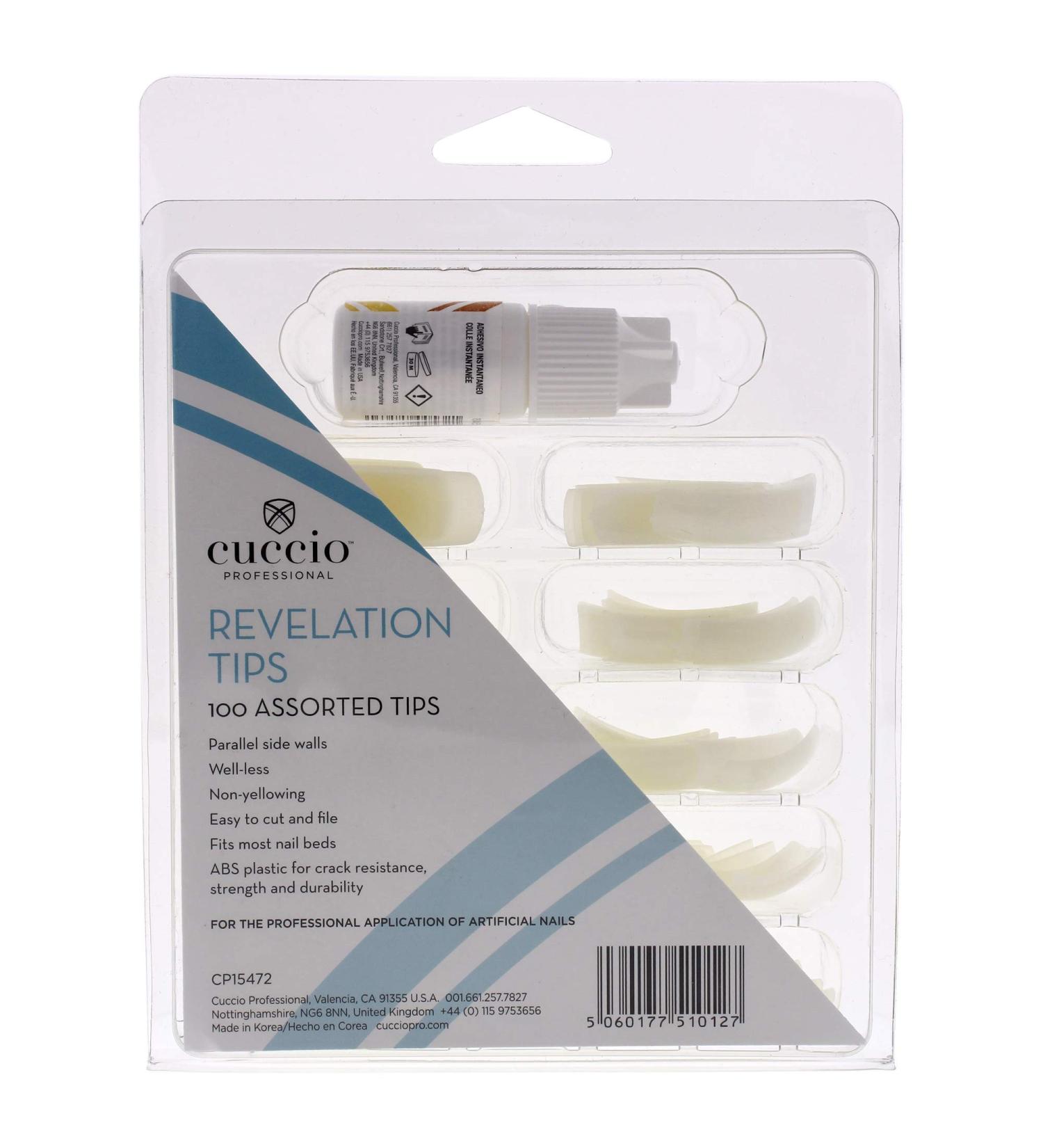 Cuccio Revelation 100-Piece Assorted Nail Tips