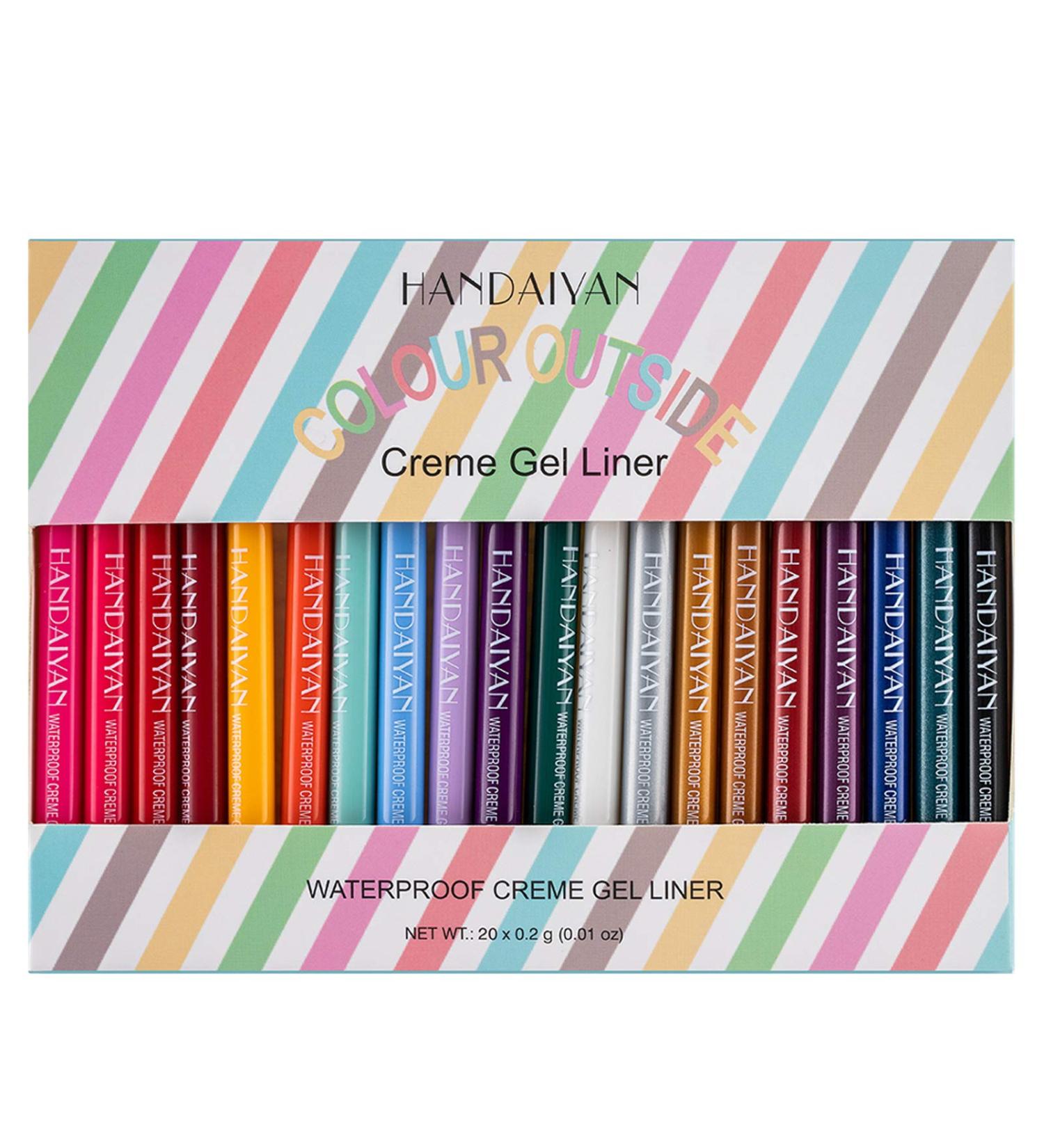 COOSA 20 Color Waterproof Eye Liner Pencil Set - Long Lasting, Natural Matte Eyeliners for Women - Buy Online on GoSupps.com