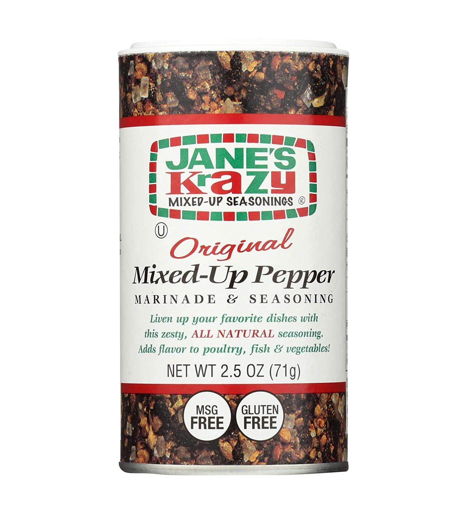 JANE'S, KRAZY, MIXED UP PEPPER, Pack of 12, Size 2.5 OZ - No Artificial Ingredients 2.5 Ounce (Pack of 12)