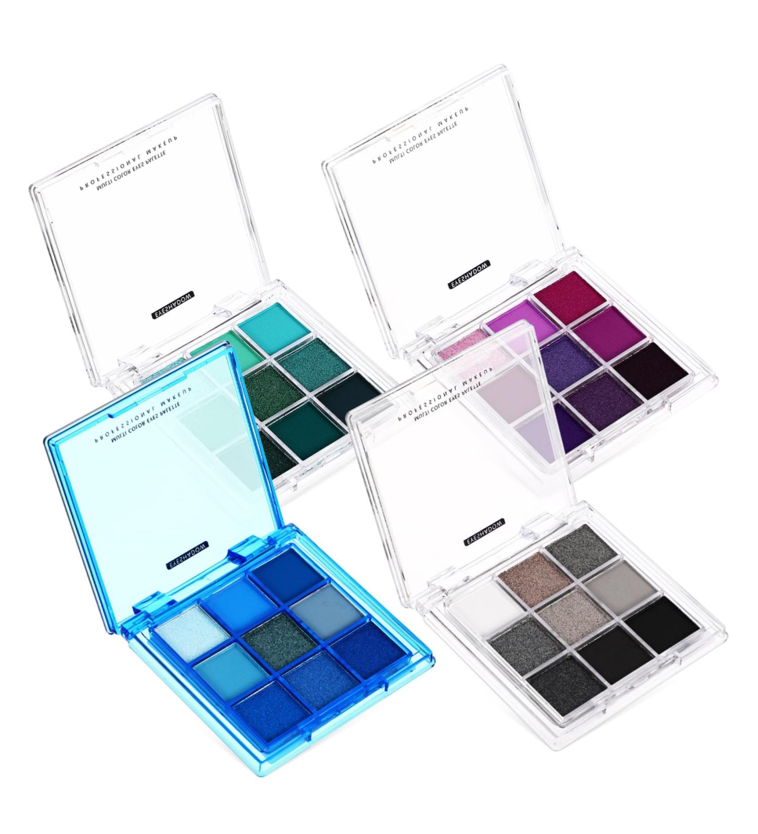 Buy FOMIYES 4 Pcs Glitter Eyeshadow Palette - Colorful Eye Makeup Palettes for Bright Looks | International Shipping Available - Buy Online on GoSupps.com
