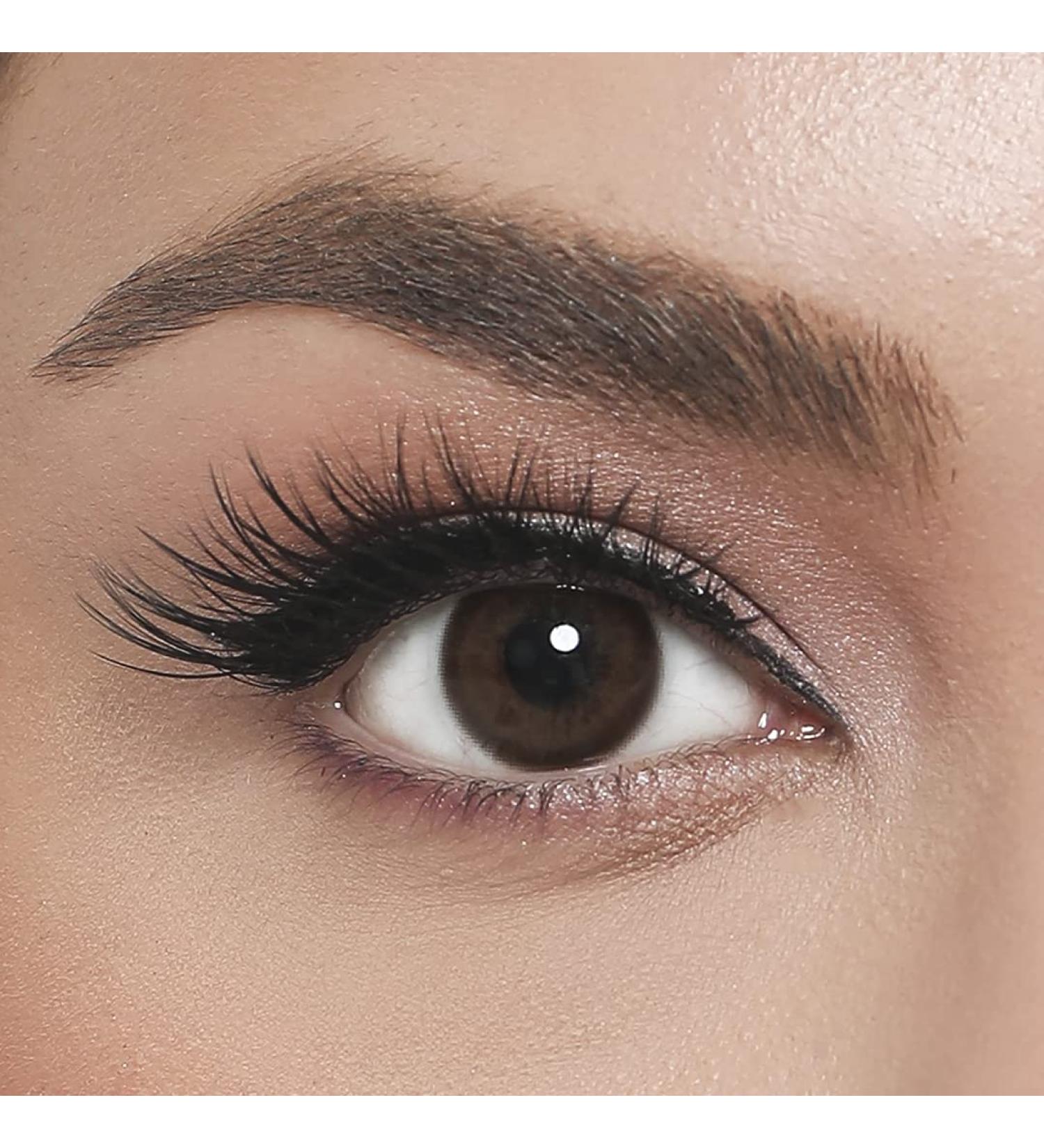 El Amore Dark Coffee Colored Contact Lenses - Retro Series Monthly Wear | Strongly Covering for Dark Eyes - 6 Month Supply - 1 Pair - Buy Online on GoSupps.com