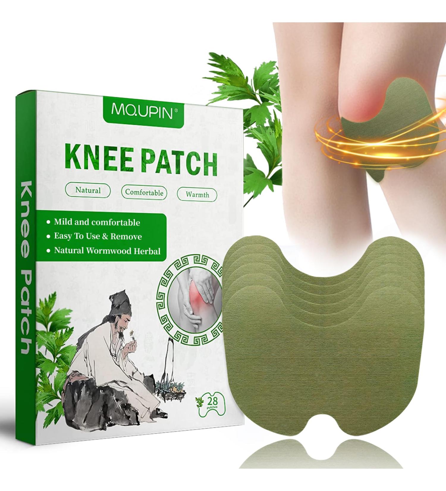 MQUPIN Knee Pain Relief Patch 28 Pcs - Wormwood Patches for Back, Neck, Shoulder Inflammation and Muscle Soreness - Buy Online on GoSupps.com