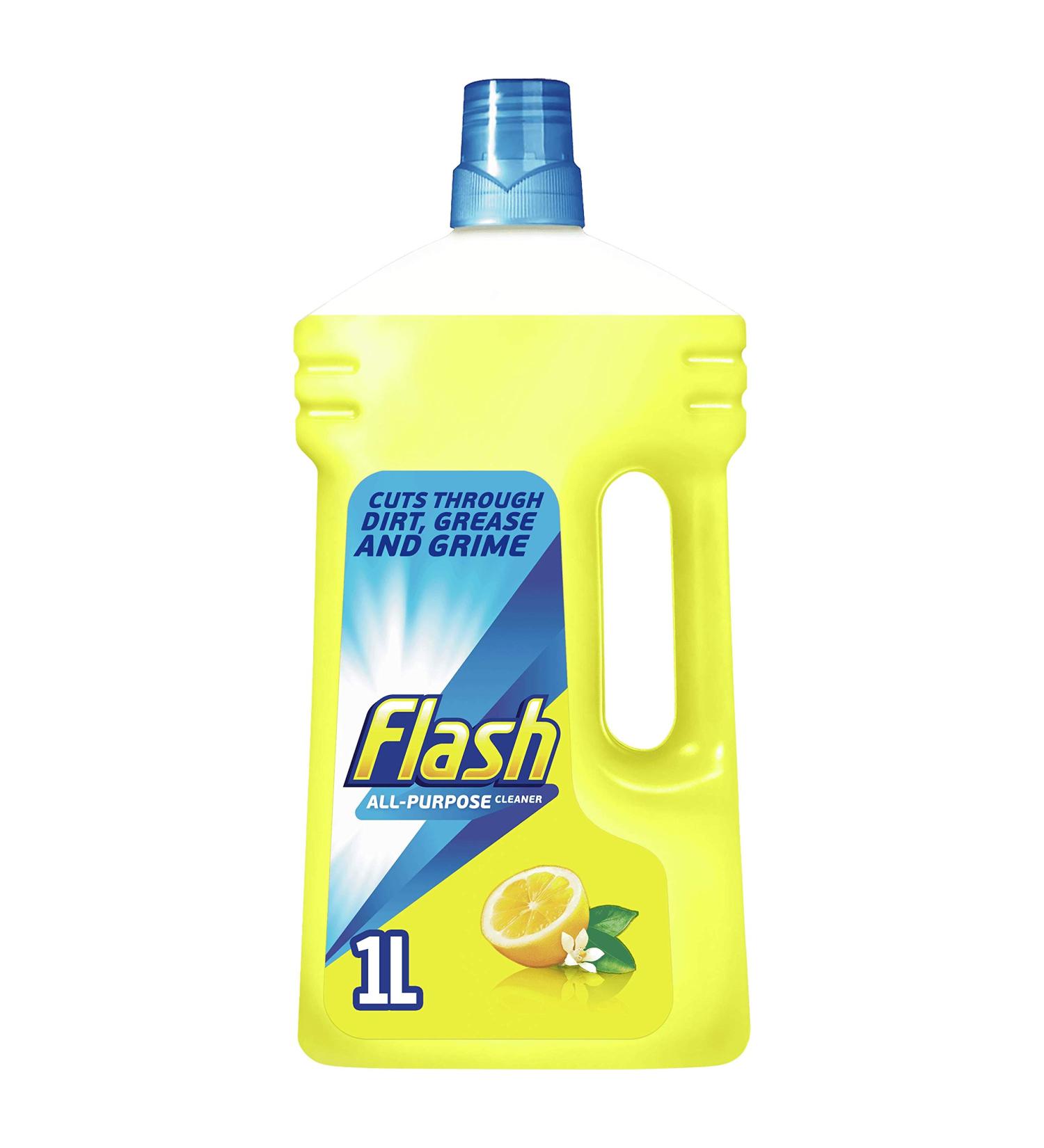 Flash Universal Crisp Lemons Multi-Surface Cleaning Liquid 1L style 1 - Buy Online on GoSupps.com