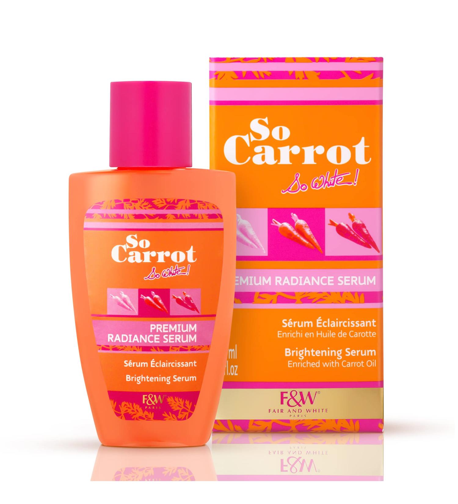 Fair & White So Carrot Brightening Radiance Serum 30ml | Skin Brightening with Carrot Oil - International Shipping Available - Buy Online on GoSupps.com