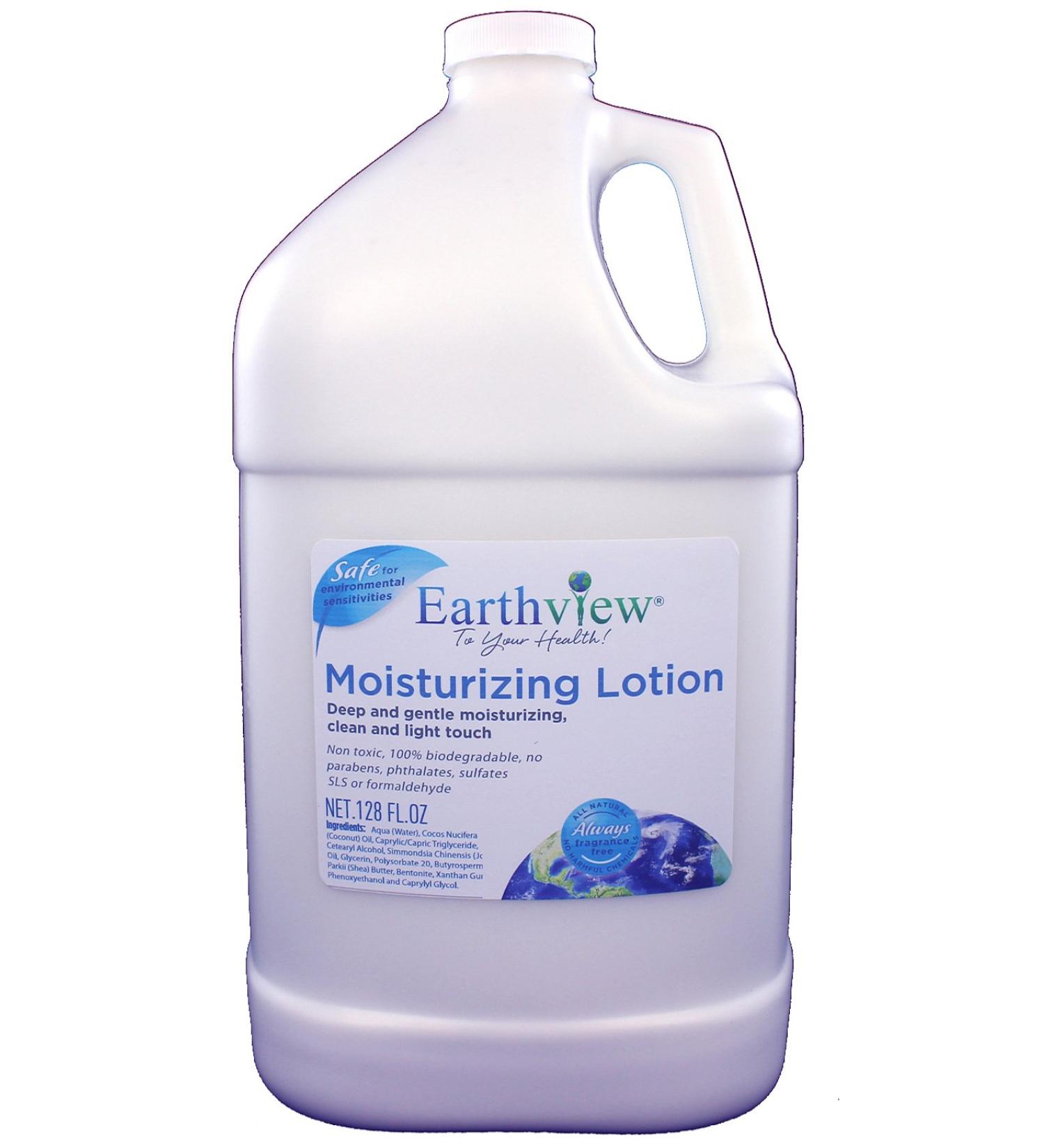 Earthview Lotion Fragrance Free 128 oz Gallon Refill- Designed for Environmental Sensitivities (MCS EI MI)