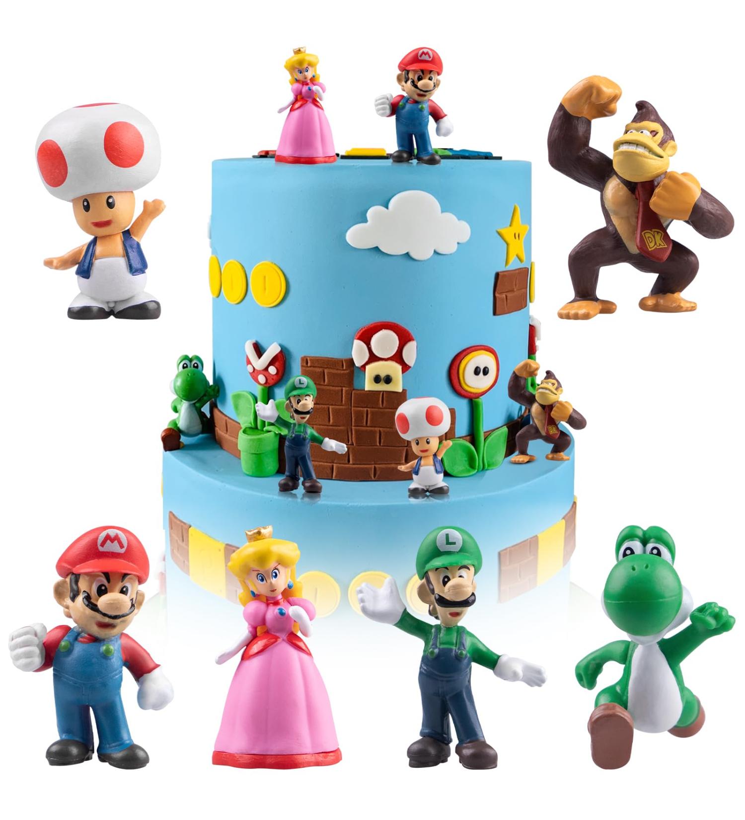 6 Cute Cartoon Cake Figures Set for Children's Birthdays | Adorable Cake Toppers & Attachments - Buy Online on GoSupps.com