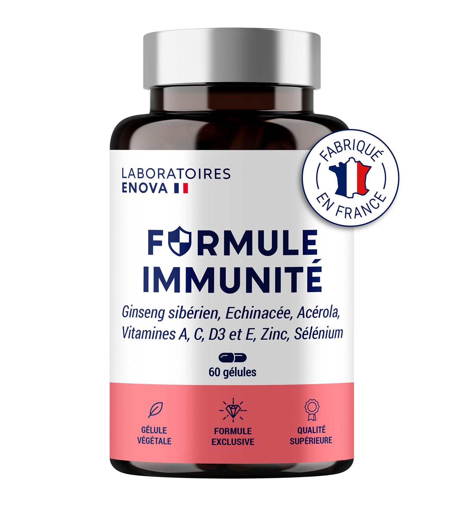 IMMUNITY & MULTIVITAMIN FORMULA | Food Supplement | Vitamin C Vitamin e Vitamin A + Phyto Complex 100% Natural: Echinacea Siberian Ginseng Acerola Zinc Selenium | 60 Capsules - Buy Online on GoSupps.com