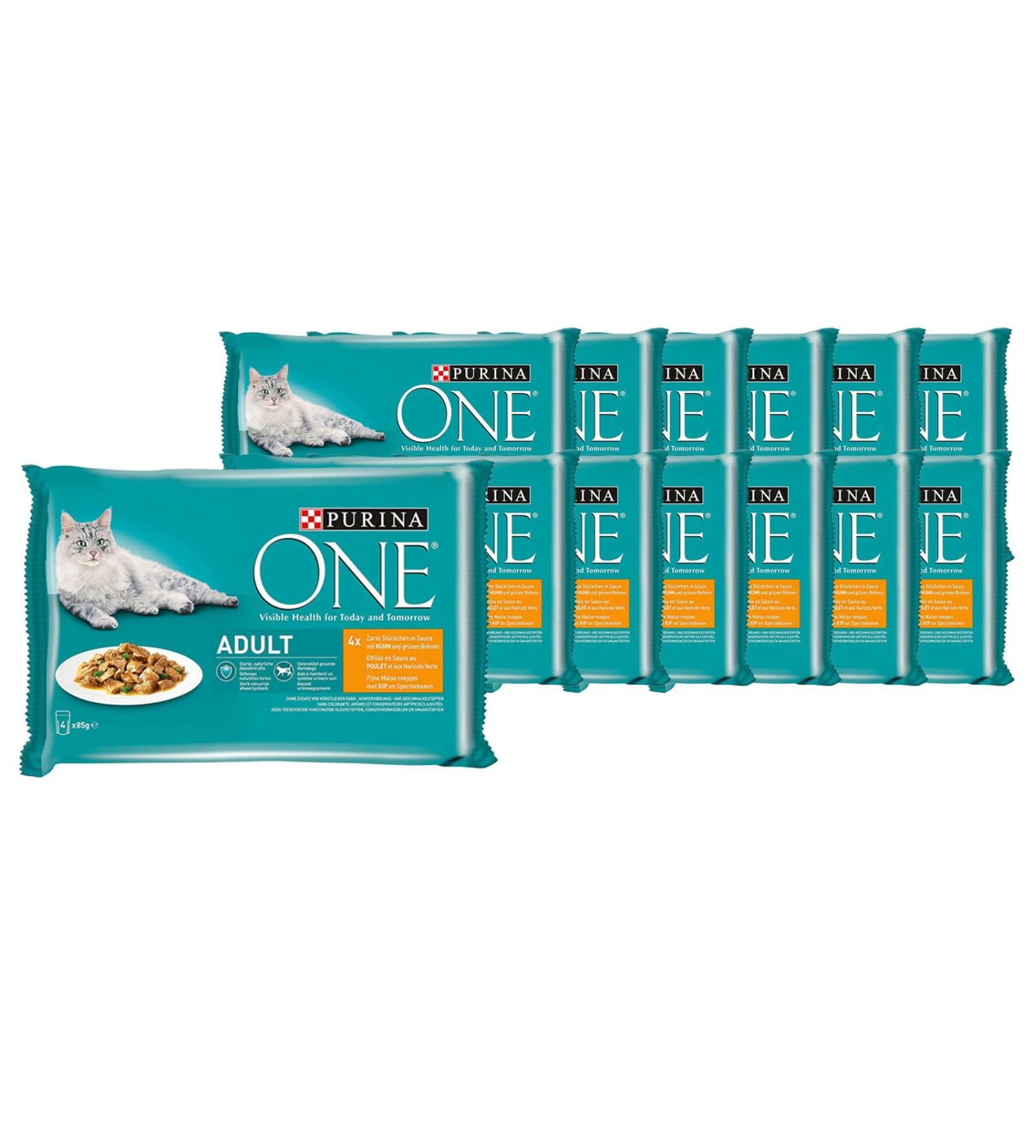 PURINA ONE Adult Wet Cat Food - Tender Chicken Pieces in Sauce | 12-Pack (12 x 85g) - Premium Nutrition for Your Cat - Buy Online on GoSupps.com