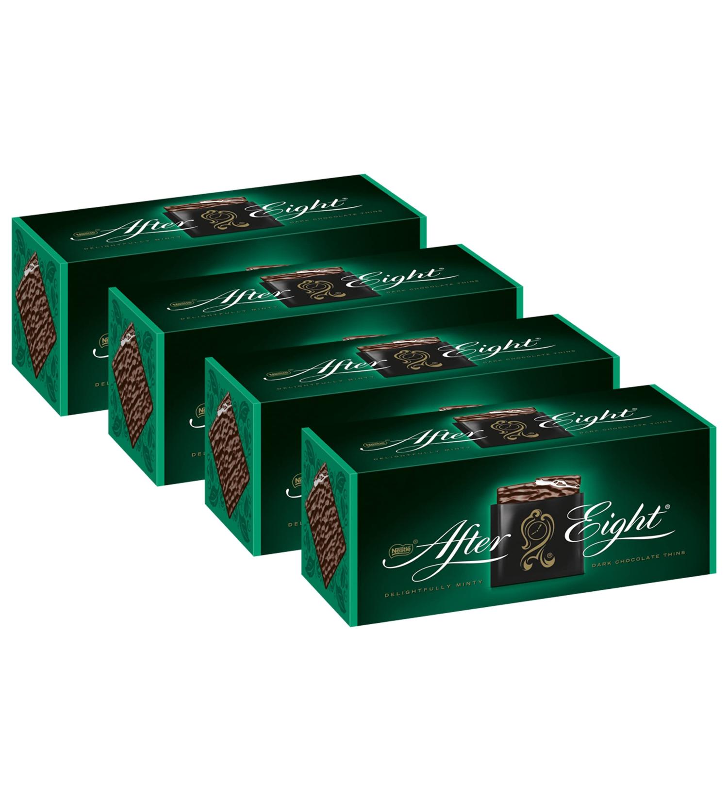 Buy Nestl After Eight Dark Chocolate Tablets with Peppermint Cream - 4-Pack (200g Each) | International Shipping Available - Buy Online on GoSupps.com