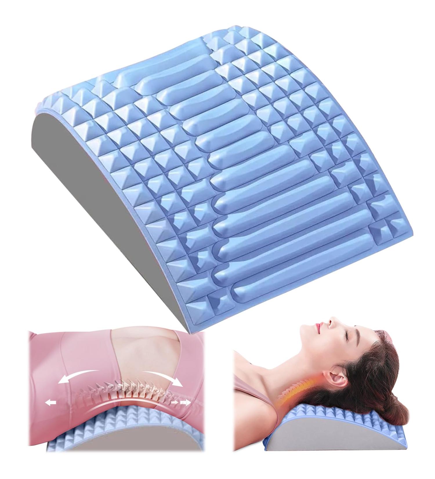 Neubleben 2-in-1 Neck & Back Stretcher - Relieve Neck & Back Pain with Effective Massage & Stretching Exercises - Buy Online on GoSupps.com