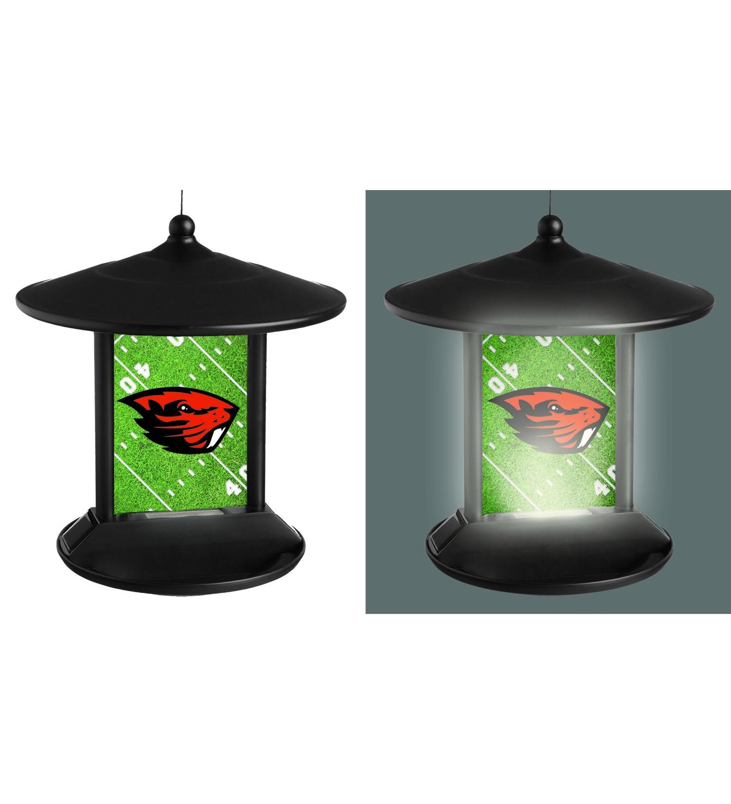 Team Sports America Oregon State Beavers Solar Power Bird Feeder