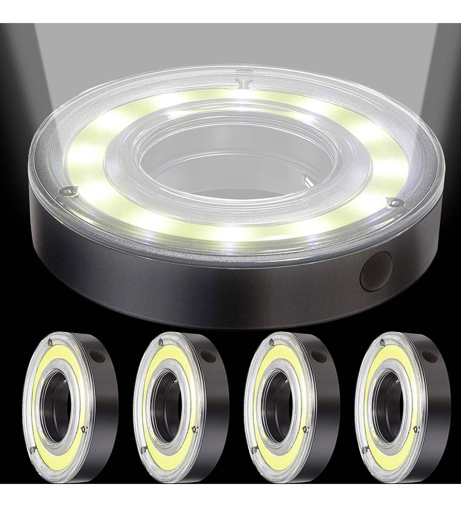 Retisee Glow Golf Hole Lights Set - 4 Pcs LED Glowing Golf Hole, Putting Green Flags, Poles, Light Up Cups for Night Play - Buy Online on GoSupps.com