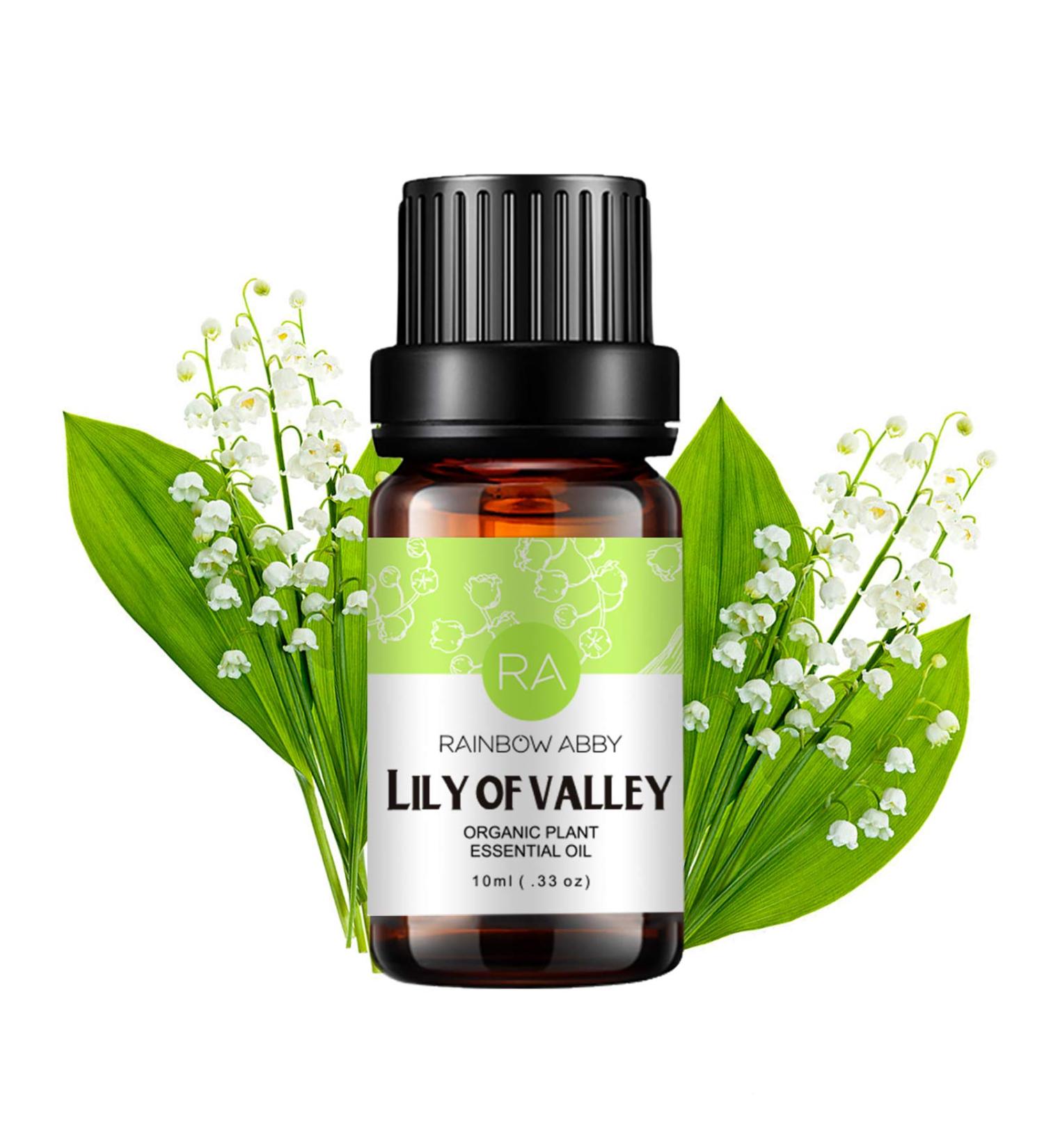 Lily of Valley Essential Oil - 100% Pure Organic Natural Oil for Diffuser Aromatherapy & Skin Care - 10ML - Buy Online on GoSupps.com