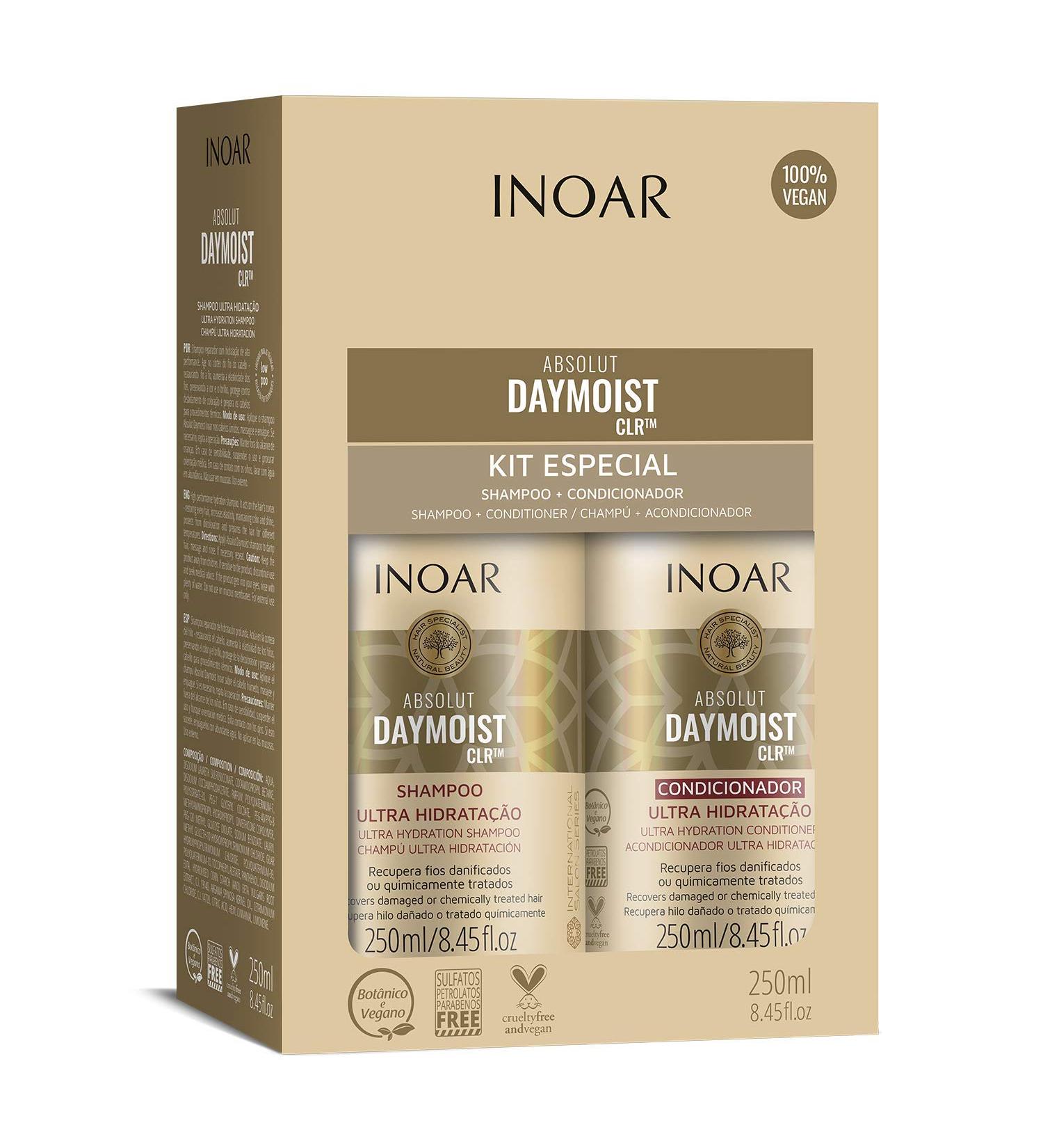Inoar Absolut Day Moist Shampoo & Conditioner 250 ML