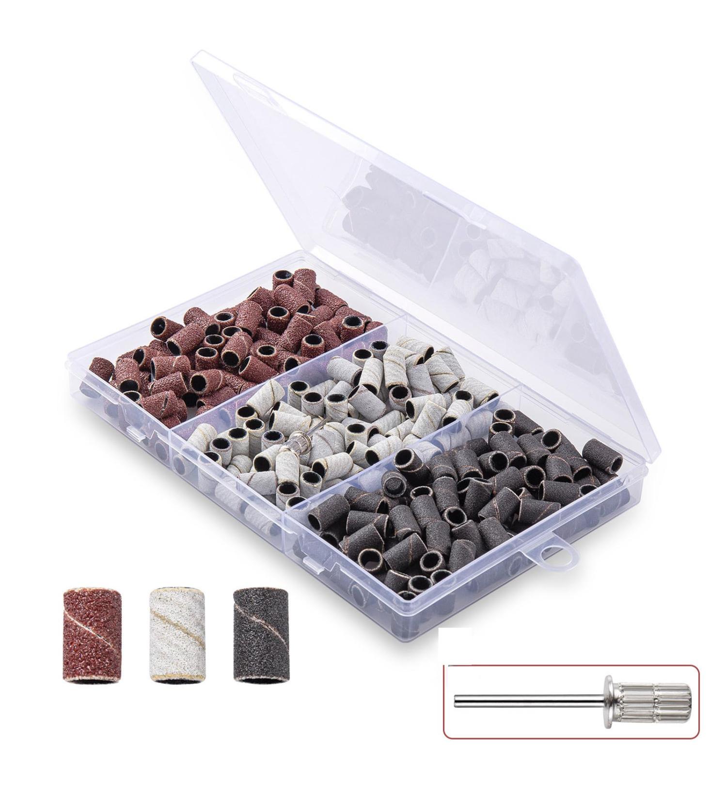 Bandes abrasives professionnelles pour soins des ongles - T tes de polissage de sable durables pour atteindre des ongles lisses et clairs Marron blanc noir 21 - Buy Online on GoSupps.com