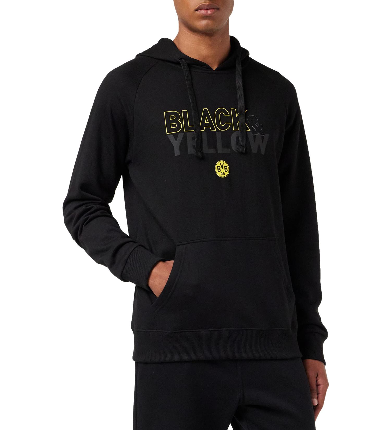 Buy Borussia Dortmund Black & Yellow Hoodie XXL - Official Merchandise | Fast International Shipping - Buy Online on GoSupps.com
