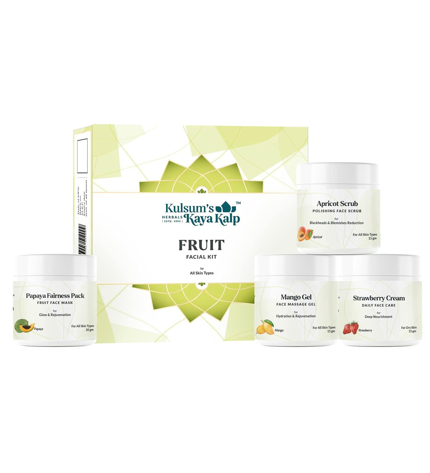 Buy Kulsum's Kalp Fruit Facial Kit - Best International Shipping & Skincare Solution - Buy Online on GoSupps.com