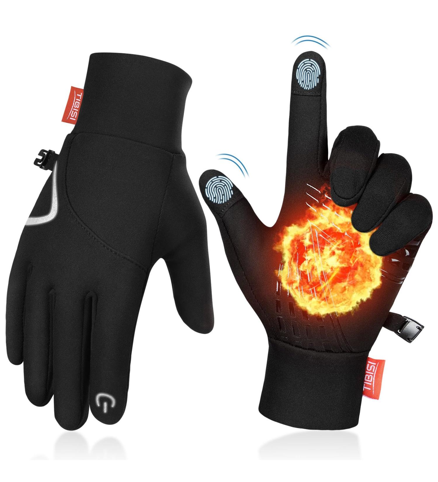 Benirap Winter Bicycle Gloves for Men & Women - Warm Water-Repellent Touchscreen Windproof Running & Climbing Gloves - Buy Online on GoSupps.com