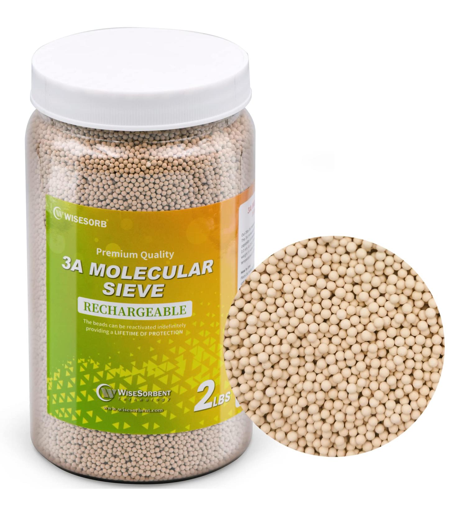 Wisesorb 2 LBS 3A Molecular Sieve Desiccant Beads | Premium Dehumidifier Moisture Absorbers for Effective Humidity Control - International Shipping Available - Buy Online on GoSupps.com