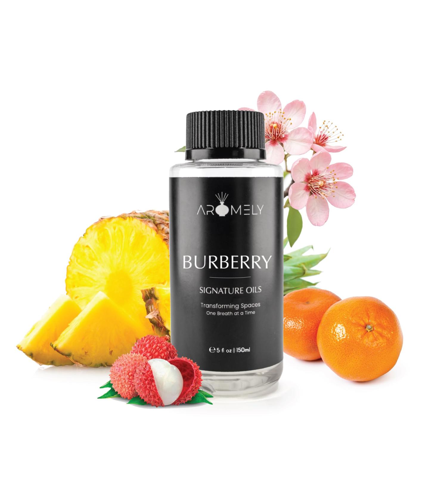 Aromely B-Berry Diffuser Oil Scent - Essential Oils for Diffusers Aromatherapy - Sophisticated Aroma Blend of Lychee Japanese Yuzu Pineapple Tangerine - 150ml B-Berry 5 Fl Oz (Pack of 1) - Buy Online on GoSupps.com