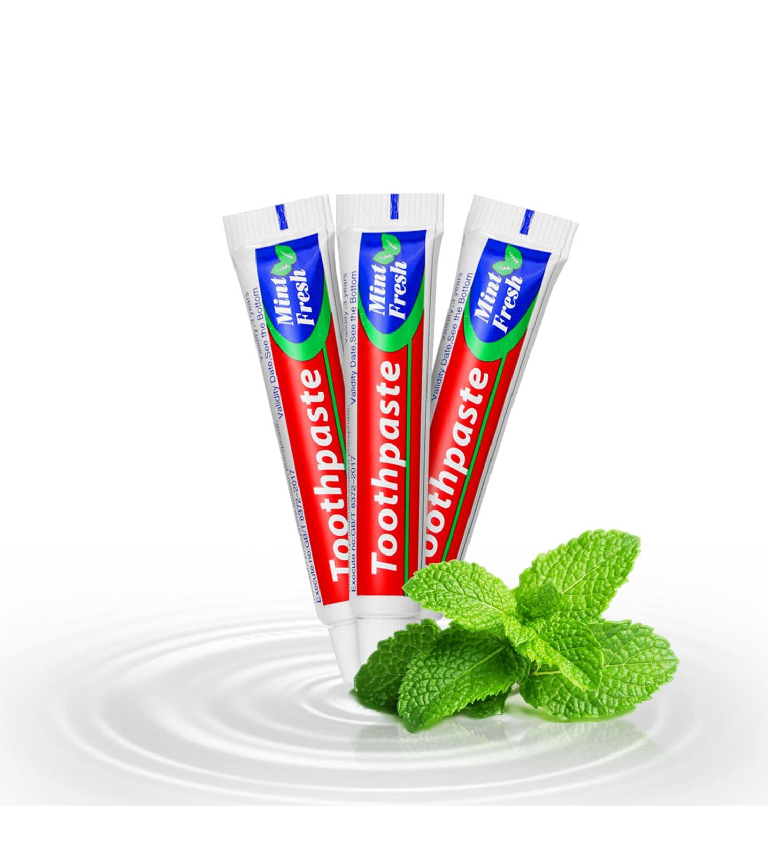 200 Tubes Bulk Travel Size Toothpaste - Mini Peppermint 0.35oz for Hotels Guests Charity & Homeless Support - Buy Online on GoSupps.com
