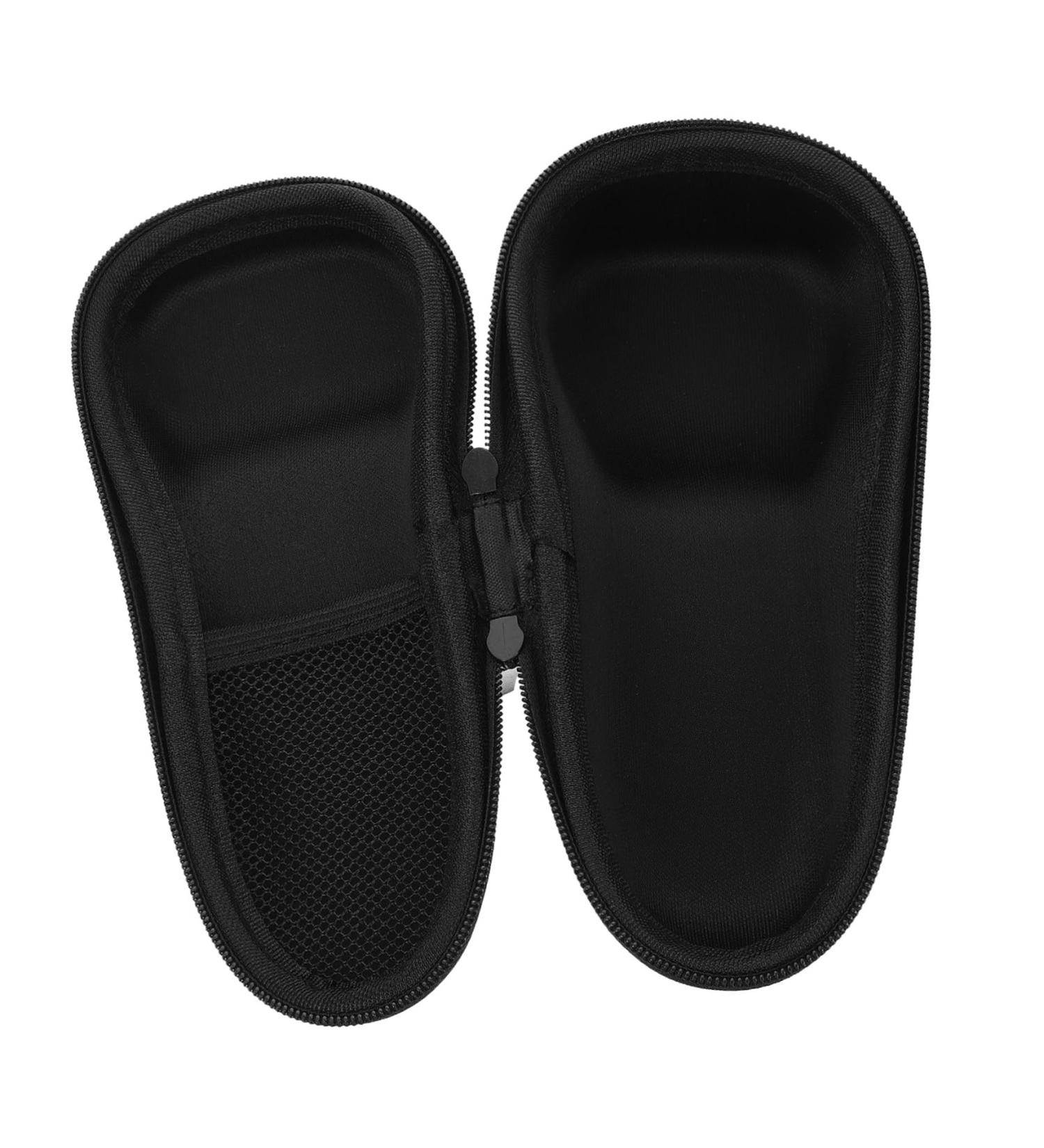 FRCOLOR PU Leather Shaving Bag - Travel Storage for Barber Clippers & Grooming Essentials - Anti-Stress Men's Shaver Pocket - Buy Online on GoSupps.com