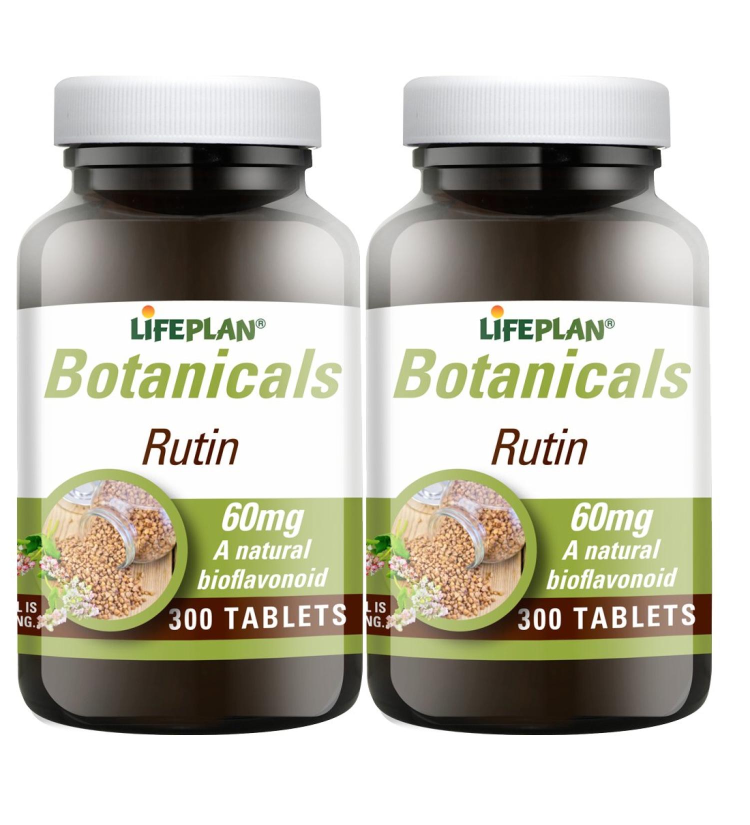 Lifeplan Rutin 60mg 2 x 300 Tablets