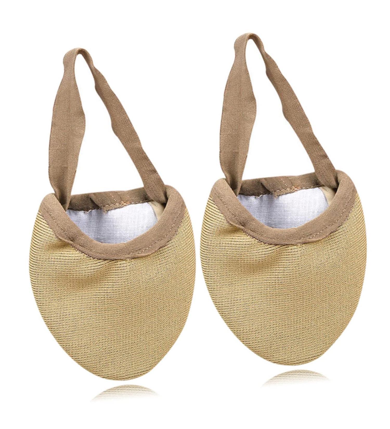 NOLITOY Invisible Toe Sleeve Half Palm Jazz Shoes - Gold Women's Heels Ballet Foot Pads & Non-Slip Insoles for Men & Girls - Buy Online on GoSupps.com