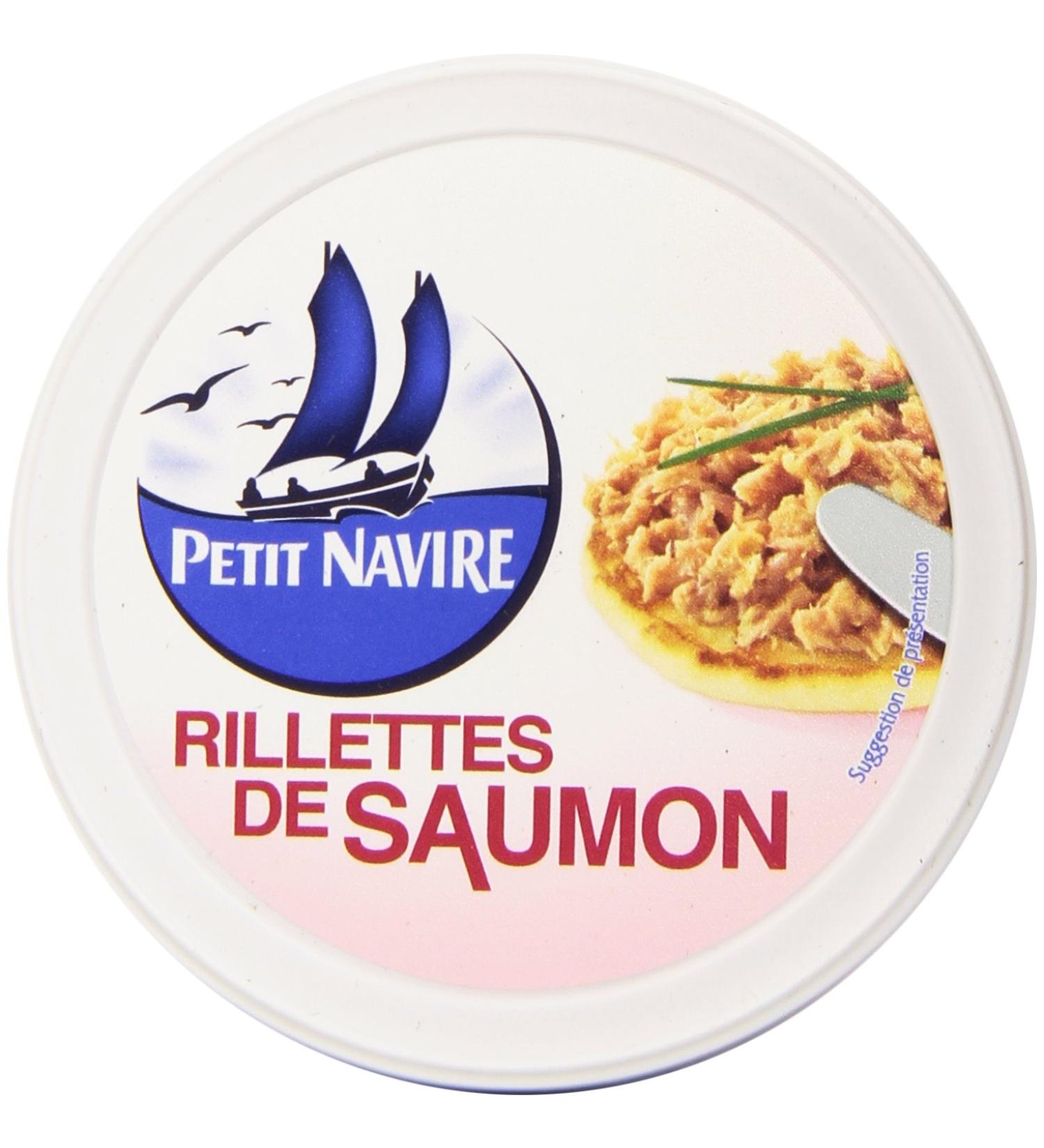 Petit Navire Salmon Rilllettes 125 g - Buy Online on GoSupps.com