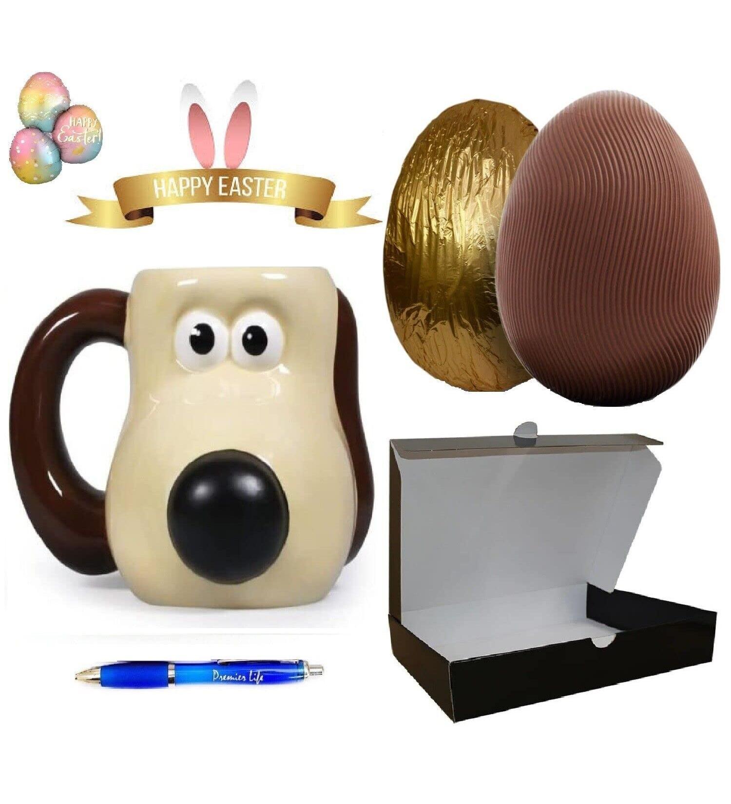 Wallace & Gromit Easter Set with heat change mug Easter egg & Premier Life Store Pen - Buy Online on GoSupps.com