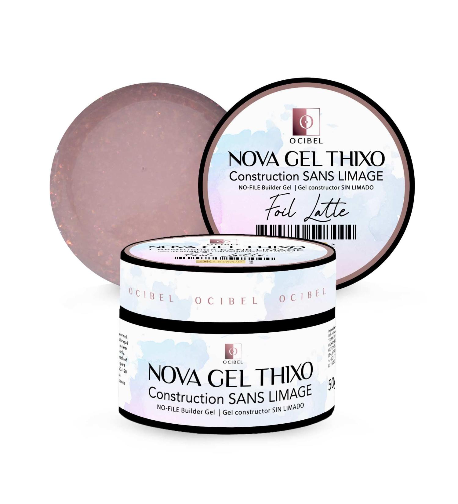  OCIBEL Thixo No-Filling Builder Gel 50g - TPO & HEMA Free - Foil Latte - Buy Online on GoSupps.com