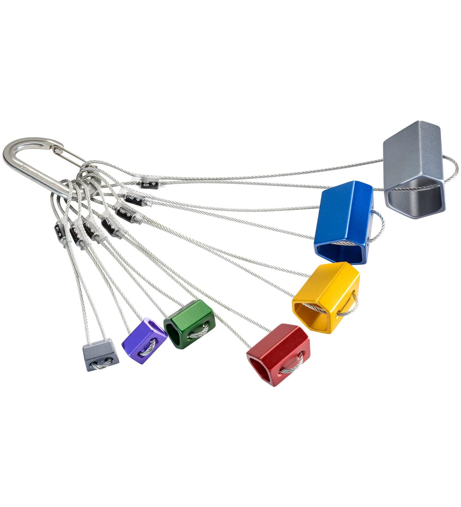 Black Diamond Wired Hexentric Nut Set #4 - 10 Multi-Color