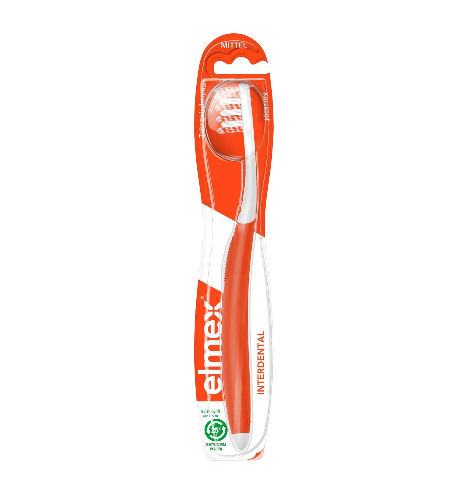 Elmex Interdental Toothbrush Medium - 1 Piece for Deep Cleaning of Interdental Spaces | International Shipping Available - Buy Online on GoSupps.com
