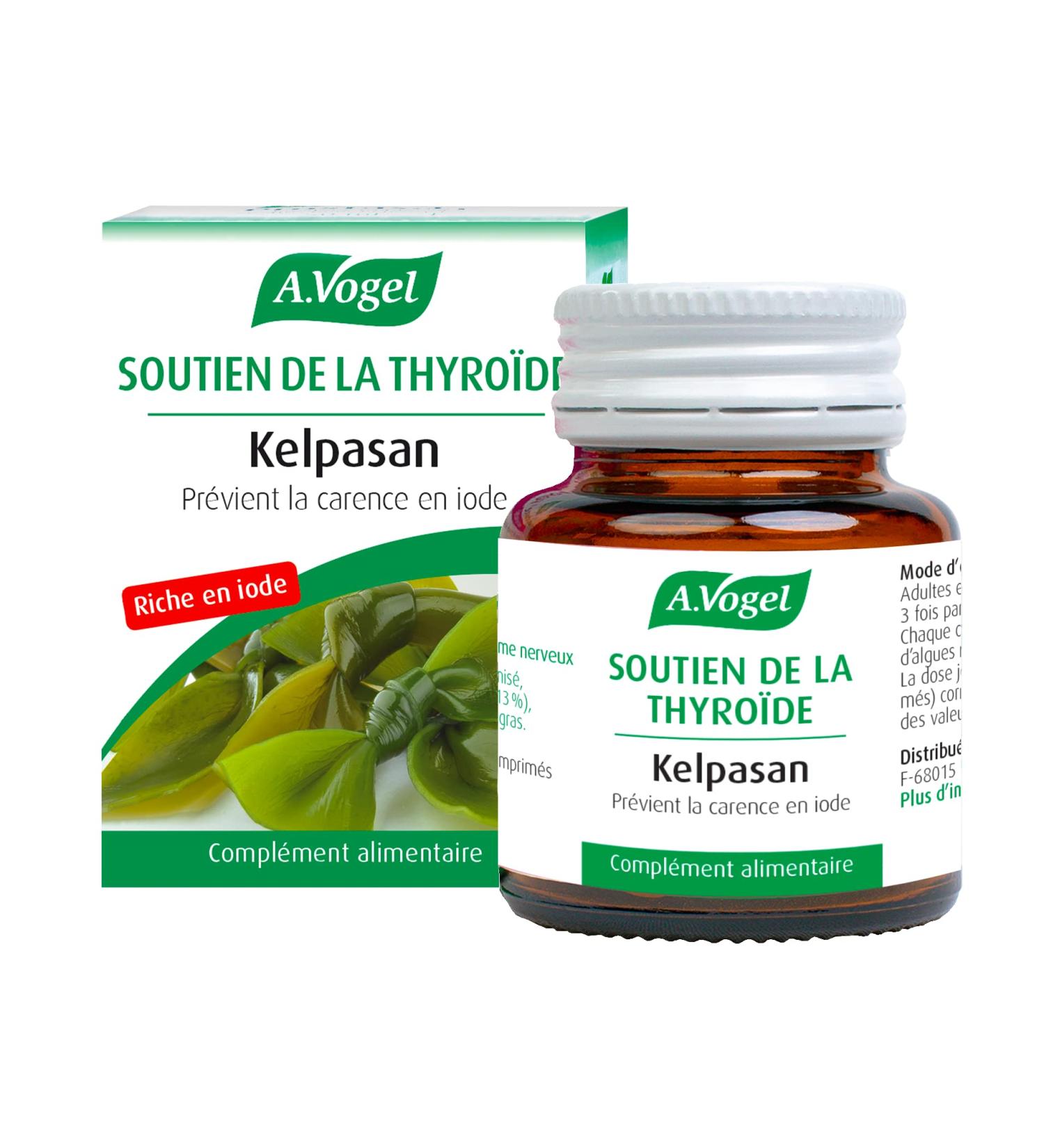 A.VOGEL - Kelpasan Food Supplement - Helps thyroid metabolism and nervous system function - Kelp fresh 100% organic seaweed extract - Rich in Iodine - 150 tablets - Buy Online on GoSupps.com