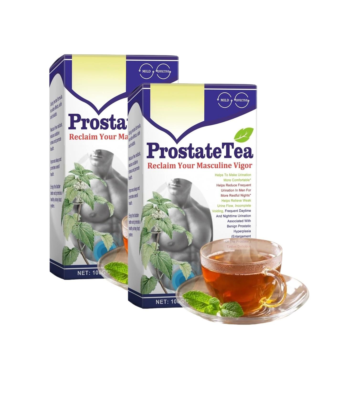 Tisane For La Prostate 2 Pi ces Soutien Naturel Au Sommeil For Hommes R duit Les R veils Nocturnes Stimule L' nergie Et Am liore La Qualit Du Sommeil - Buy Online on GoSupps.com