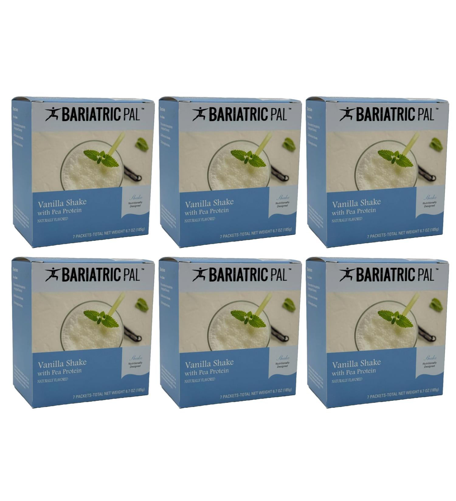 BariatricPal 15g Pea Protein Dairy-Free Shake - Vanilla (6-Pack) - Buy Online on GoSupps.com