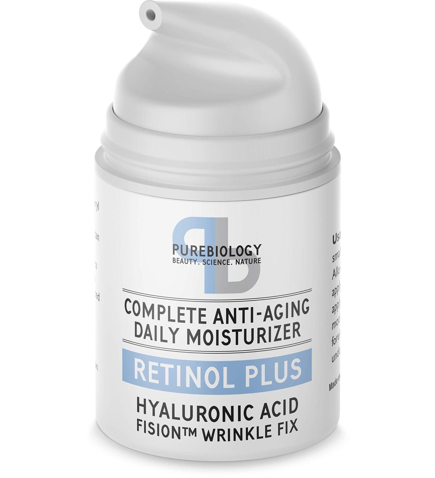 Retinol Anti-Aging Cream | Hydrating Face & Eye Moisturizer with Hyaluronic Acid & Vitamins E & B5 for Men & Women - Buy Online on GoSupps.com