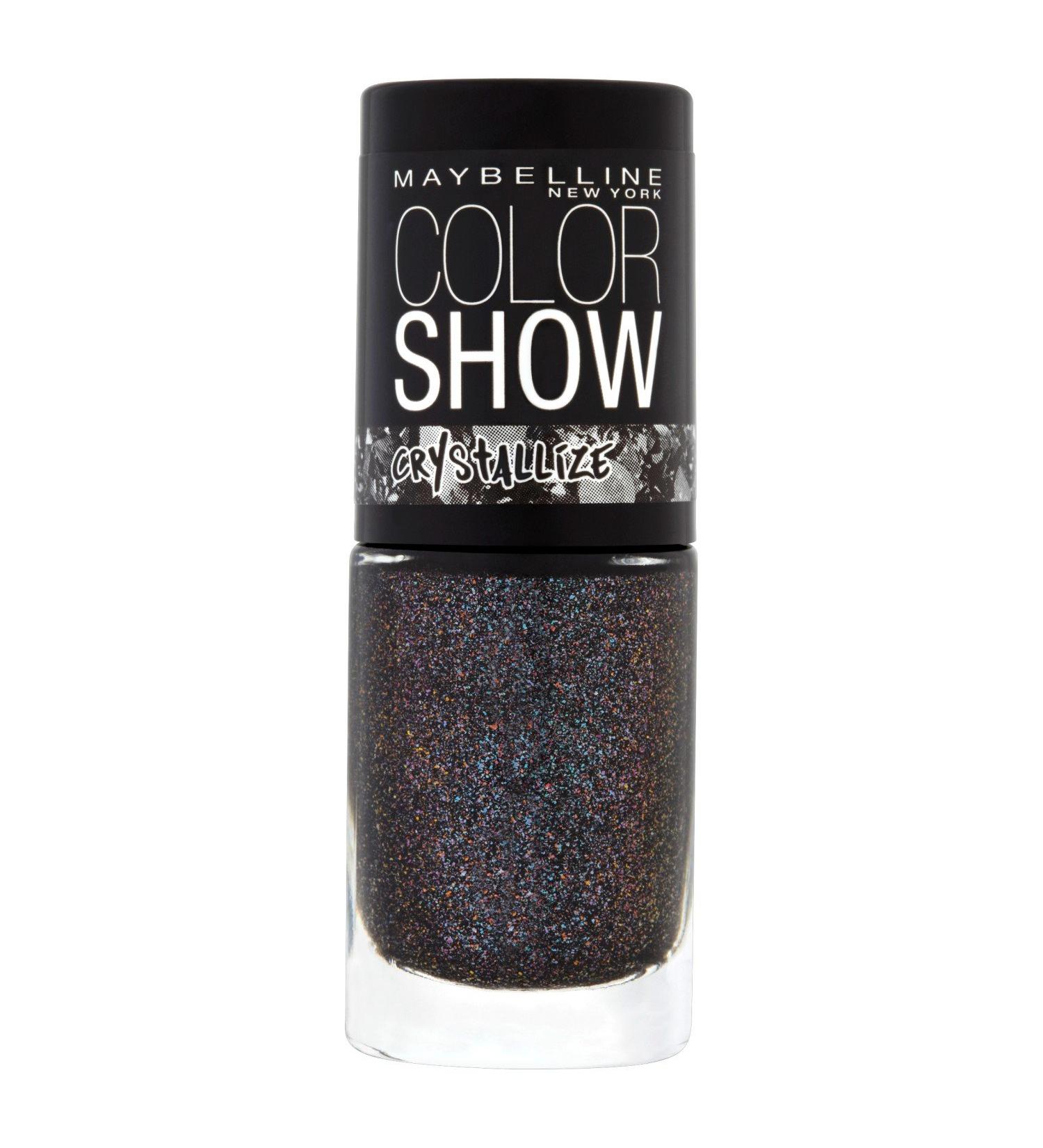 MAYBELLINE COLOR SHOW CRYSTALLIZE NEARLY BLACK 236 7ML Black