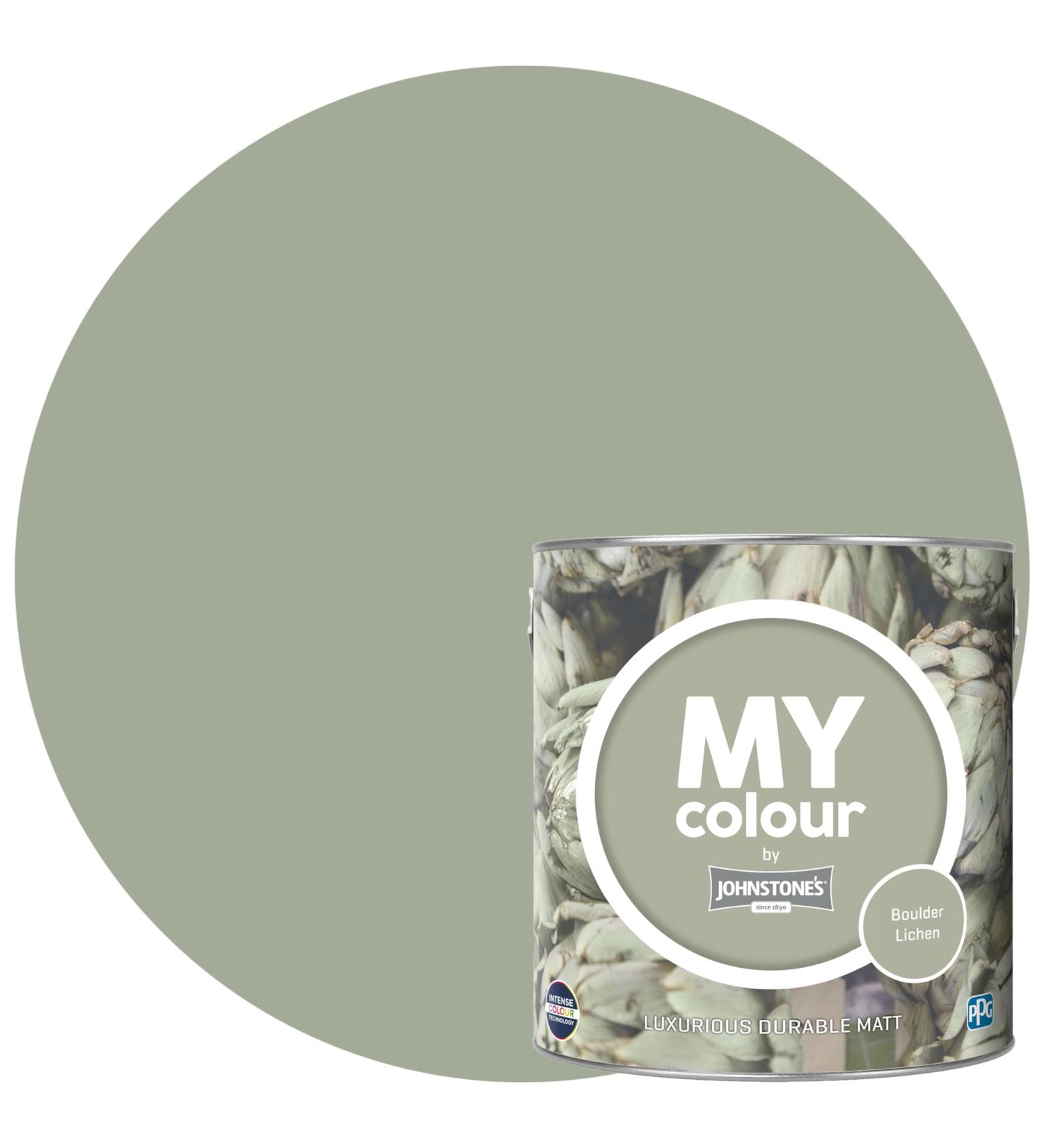 Johnstone's MY Colour Luxurious Durable Matt Paint - Boulder Lichen 2.5L - Buy Online on GoSupps.com