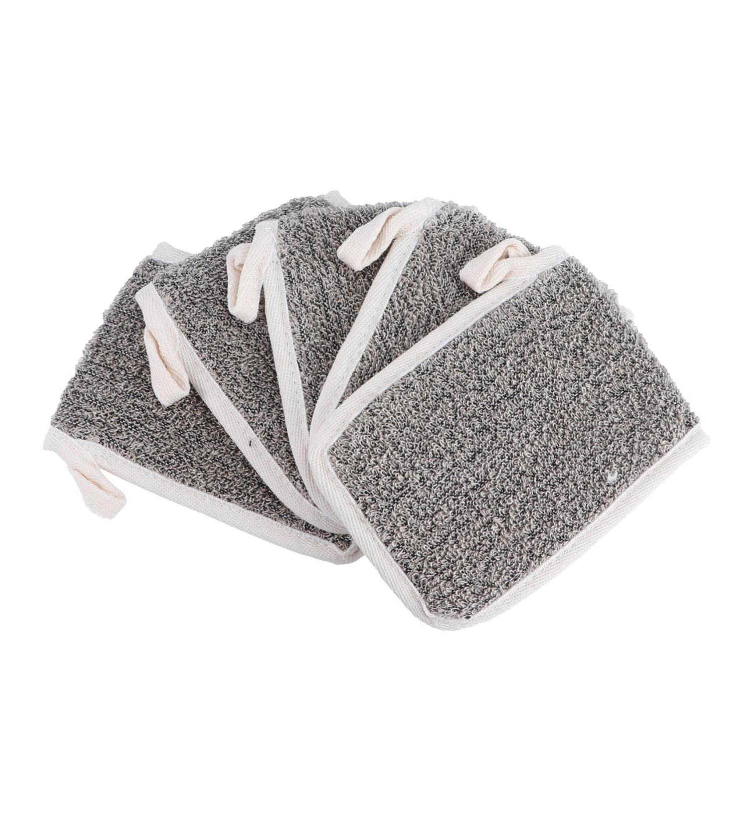 VINTORKY 5pcs Flip Soap Foam Net Soap Mesh Holder Net Bag Soap Bag Exfoliating Soap Pocket Khaki Cotton Linen - Buy Online on GoSupps.com