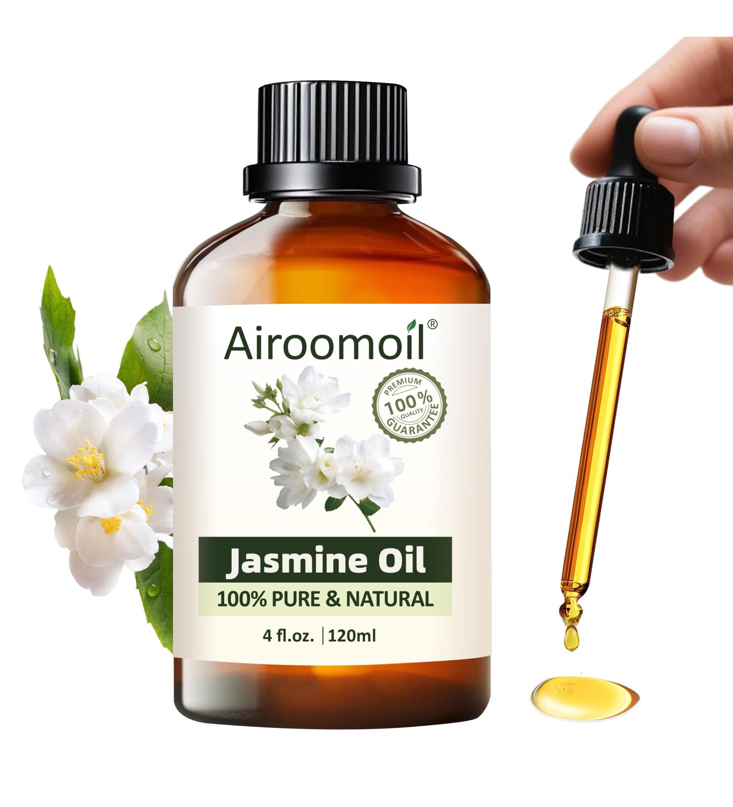 Pure Jasmine Essential Oil 100% Natural Jasmine Oil Premium Grade Essential Oils for Diffusers for Home Skin Care Massage Soap Making Aromatherapy 4 Fl Oz | 120ml Jasmine 4.05Oz 4.05 Fl Oz (Pack of 1) - Buy Online on GoSupps.com