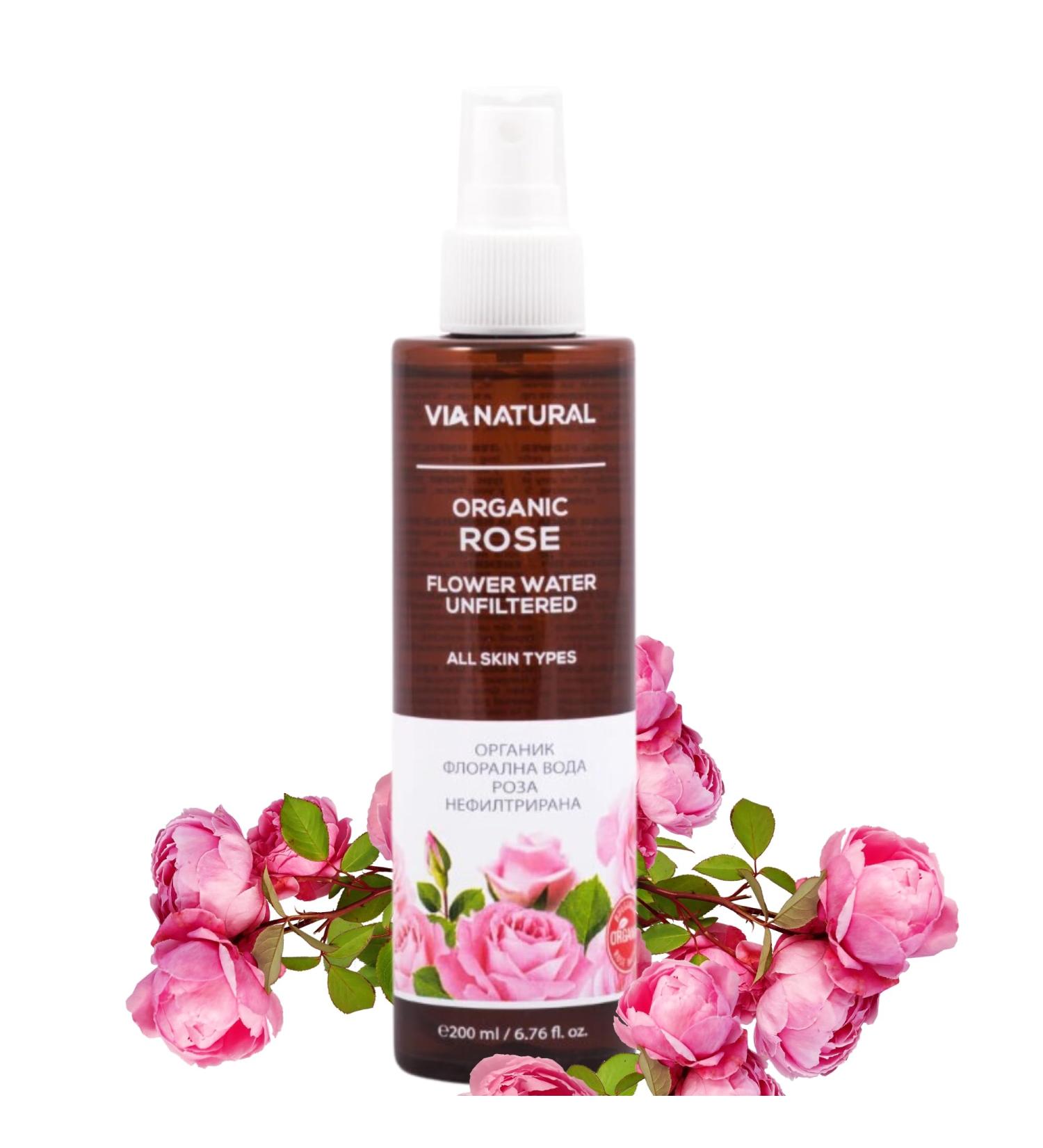 Biofresh cosmetics Unfiltered floral water with rose water for face body and hair skin and hair care face care skin care face care skin care 200 - Buy Online on GoSupps.com