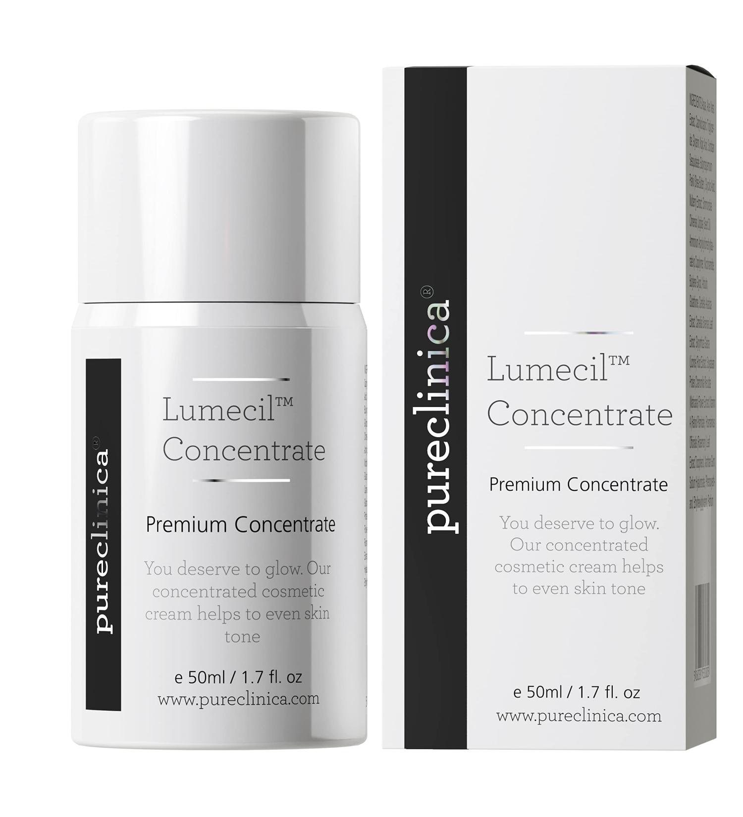 Lumecil Skin Lightening Concentrate. from Brown to White The Most Intensive Skin whitening Solution. an Extra Strength Version of The No.1 Rated Skin Lighting Cream - Buy Online on GoSupps.com