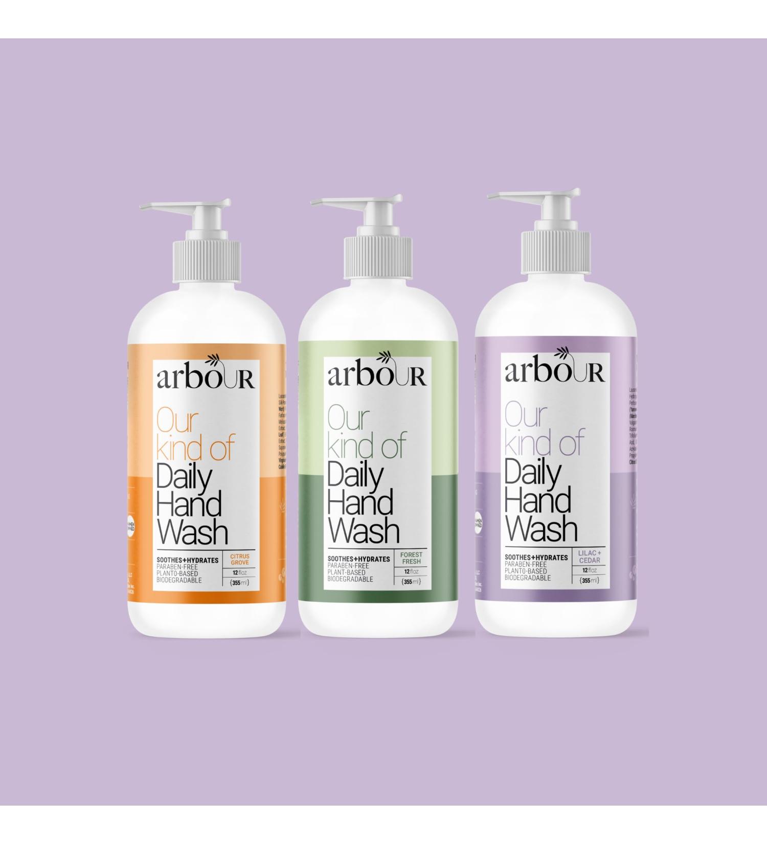 Buy ARBOUR Daily Hand Wash Mix Scents (3PK) - Premium Quality Eco-Friendly International Shipping Available - Buy Online on GoSupps.com