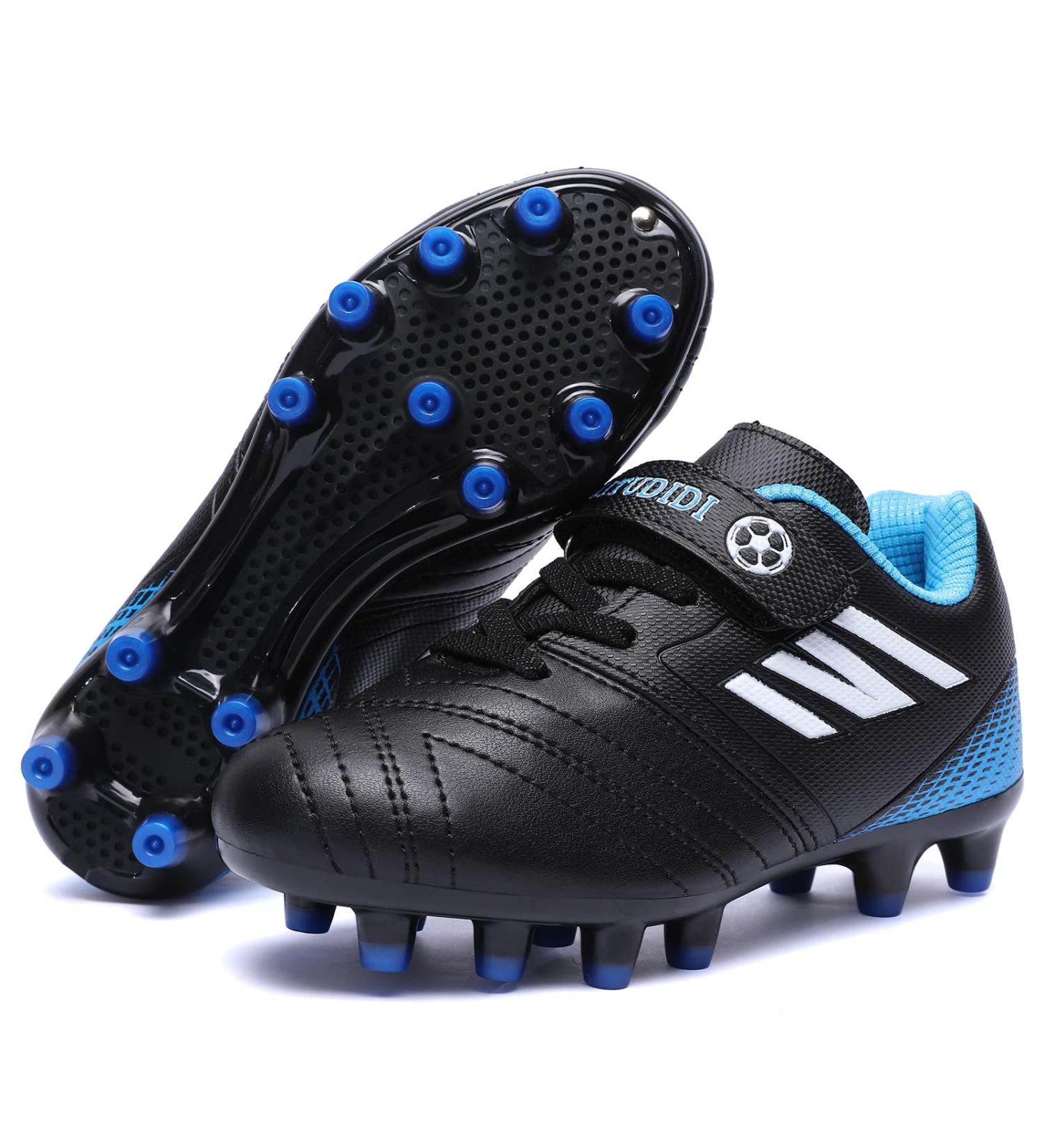 Mitudidi Soccer Shoes for Kids - Unisex Football Training Shoes Black Size 28 EU - Perfect for Outdoor Sports - Buy Online on GoSupps.com