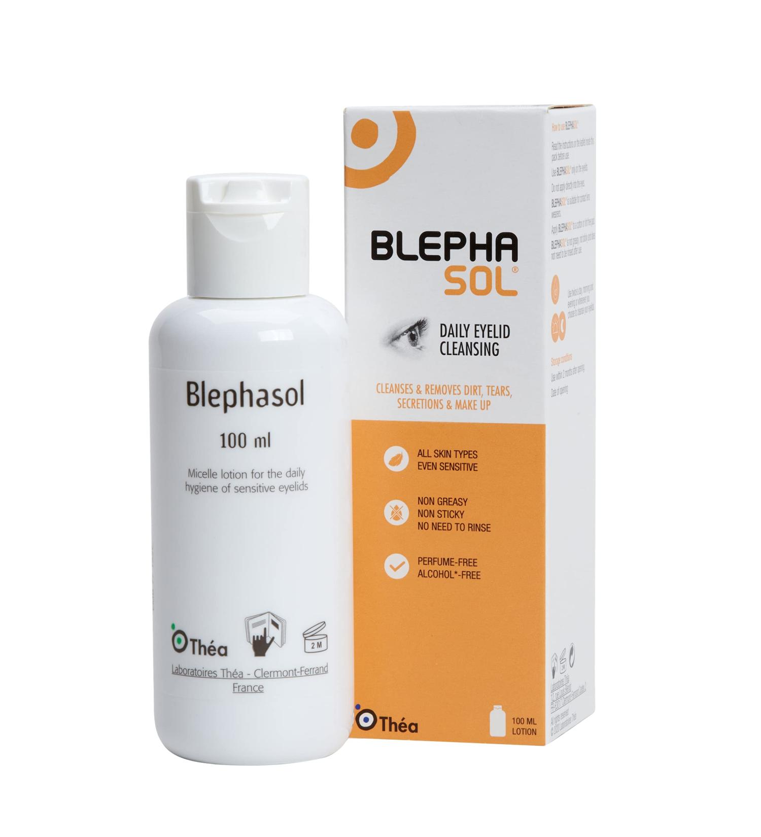 Blephasol Lotion 100ml for Sensitive Eyelids - Gentle Eye Care Solution - Buy Online on GoSupps.com