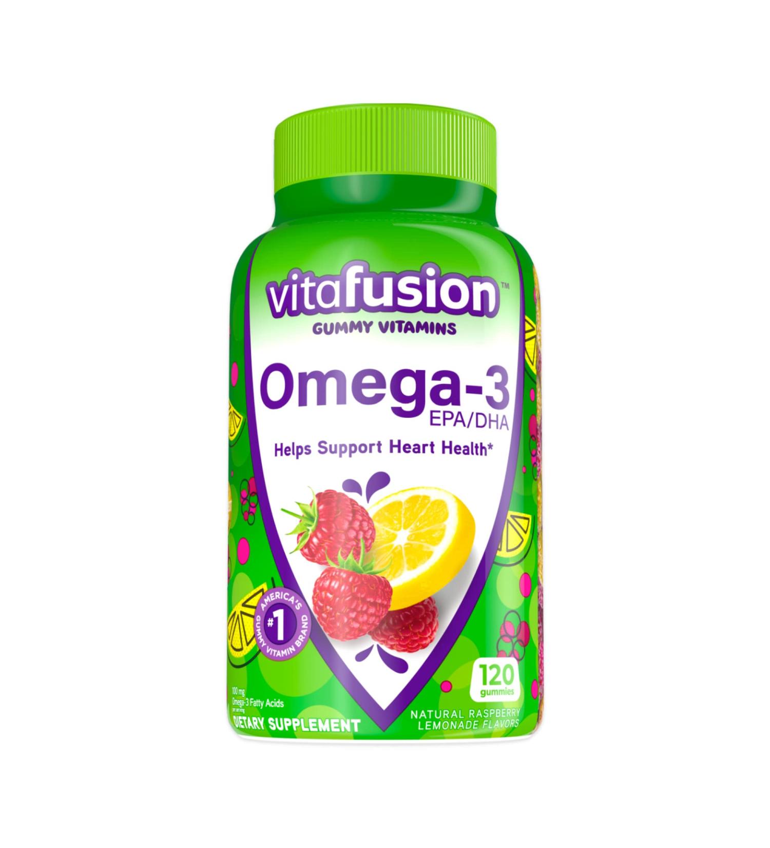 VitaFusion Omega-3 EPA/DHA 120 Gummies - Buy Online on GoSupps.com