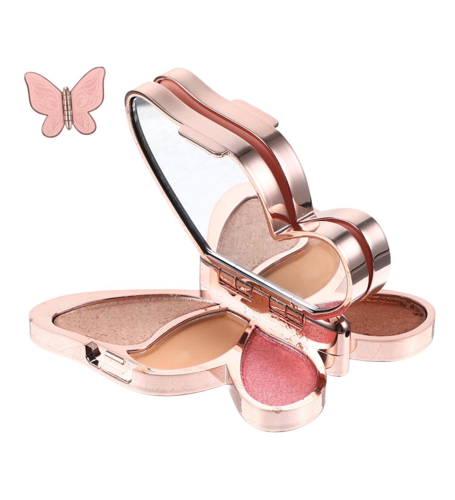 DOITOOL 1pc Eyeshadow Palette Makeup Blush Cream Eyeshadow Portable Eyeshadow Plate Cosmetic Lighter Woman 1 count (Pack of 1) As Shown 4 - Buy Online on GoSupps.com