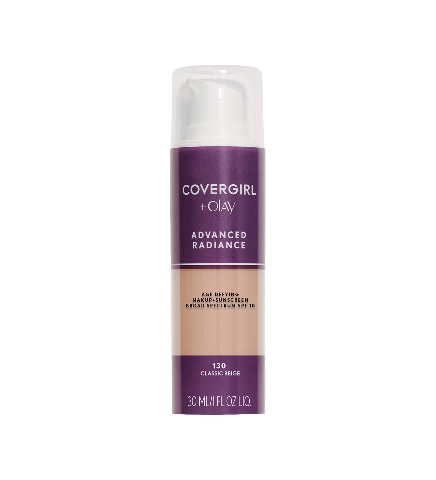 COVERGIRL Advanced Radiance Age-Defying Foundation Makeup-Creamy Natural 120-1oz - Buy Online on GoSupps.com