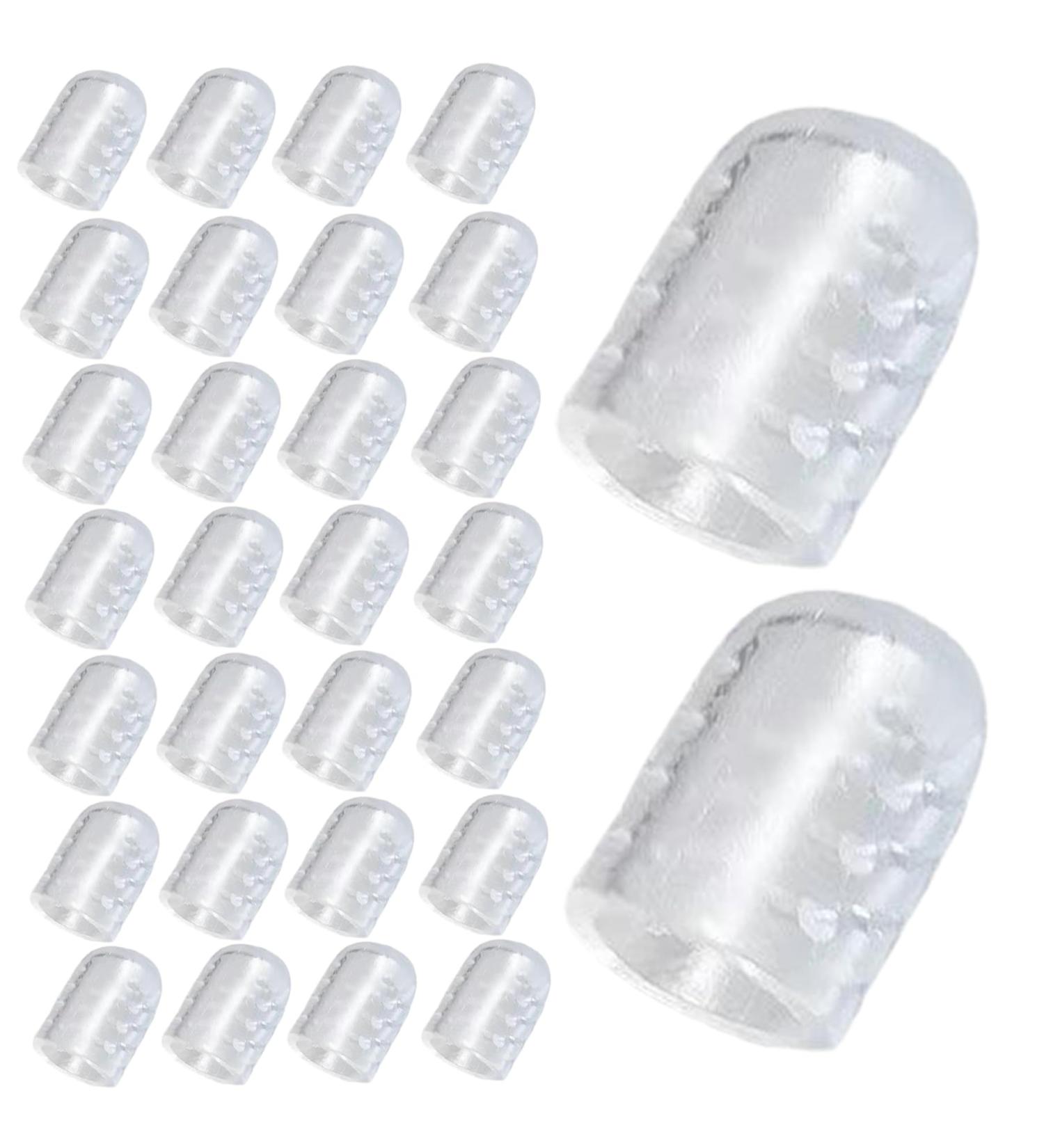 30Pcs Toe Protectors - Anti-Friction Transparent Silicone Toe Separators Breathable & Sweat-Proof Soft Caps for Men & Women | Improve Comfort & Prevent Foot Pain - Buy Online on GoSupps.com